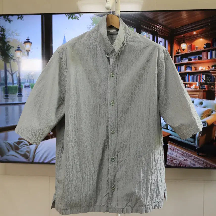 [BUNJANG] COS Oversized Crinkle Texture Shirt / 여름에 이거 하나면 끝나는 COS 오버핏 셔츠