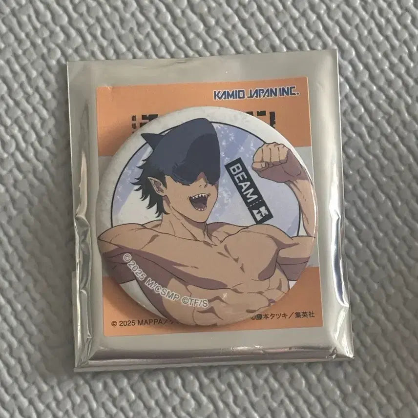 [BUNJANG] Chainsaw Man Beam Can Badge / 체인소맨 빔 캔뱃지