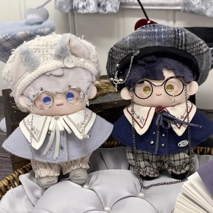 [BUNJANG] 10cm Doll Clothes Beret Cape Set / 10cm인형옷 베레모망토세트