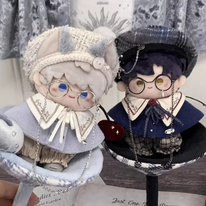 [BUNJANG] 10cm Doll Clothes Beret Cape Set / 10cm인형옷 베레모망토세트