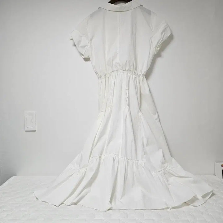 [BUNJANG] TIME White Shirt Long Dress / TIME 타임 화이트 셔츠 원피스
