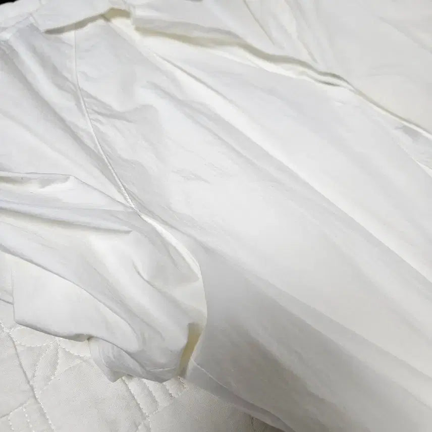 [BUNJANG] TIME White Shirt Long Dress / TIME 타임 화이트 셔츠 원피스