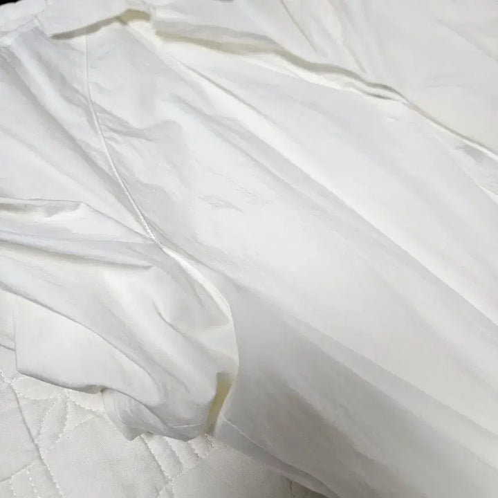 [BUNJANG] TIME White Shirt Long Dress / TIME 타임 화이트 셔츠 원피스