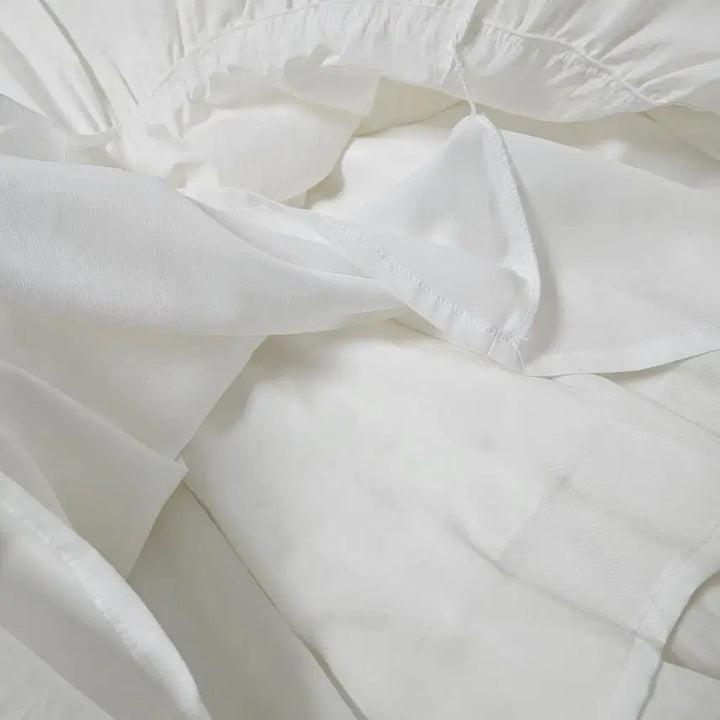 [BUNJANG] TIME White Shirt Long Dress / TIME 타임 화이트 셔츠 원피스