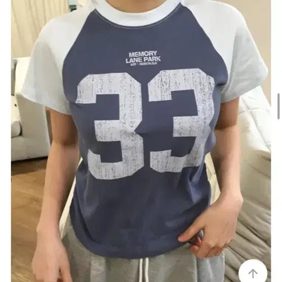 [BUNJANG] Shop Siot Sky Blue Raglan Short Sleeve T-shirt / 샵시오트 소라색 레글런 반팔티