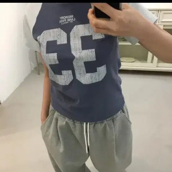 [BUNJANG] Shop Siot Sky Blue Raglan Short Sleeve T-shirt / 샵시오트 소라색 레글런 반팔티