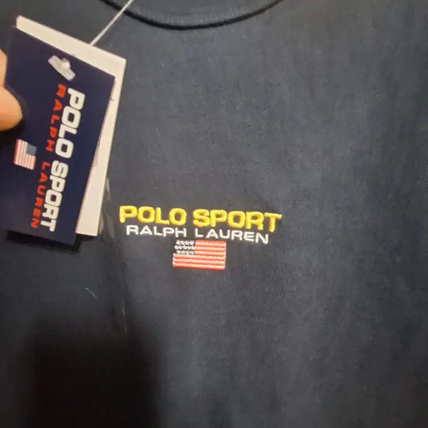 [BUNJANG] Polo Sport Black T-shirt / 폴로 스포츠 블랙 반팔 티셔츠 새상품