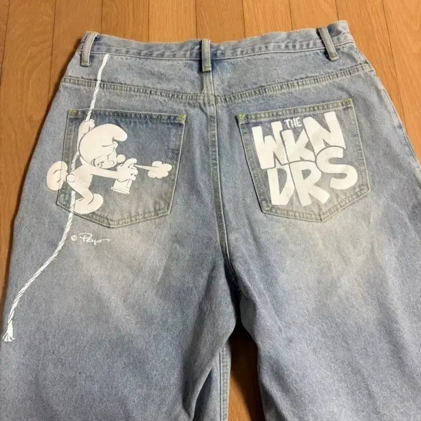 [BUNJANG] Weeekenders Denim Painter Shorts / 위캔더스 데님 페인터 쇼츠 버뮤다 반바지
