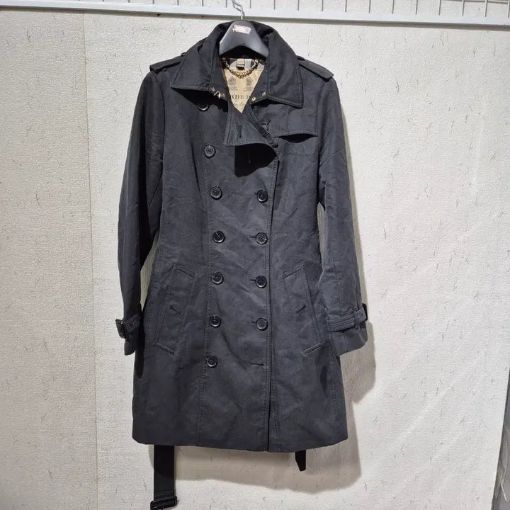 [BUNJANG] Burberry Black Trench Coat / 버버리 블랙 트렌치 코트