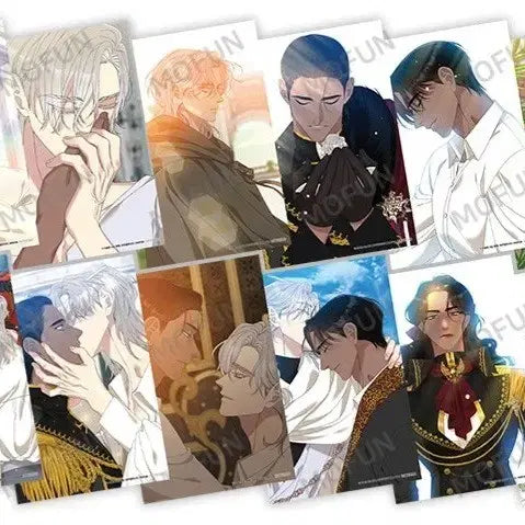 [BUNJANG] Mofun Smyrna &amp; Capri Illustration Postcard Set (16 Pieces) / 모펀 스미르나 앤 카프리 스앤카 일러스트 엽서 16종