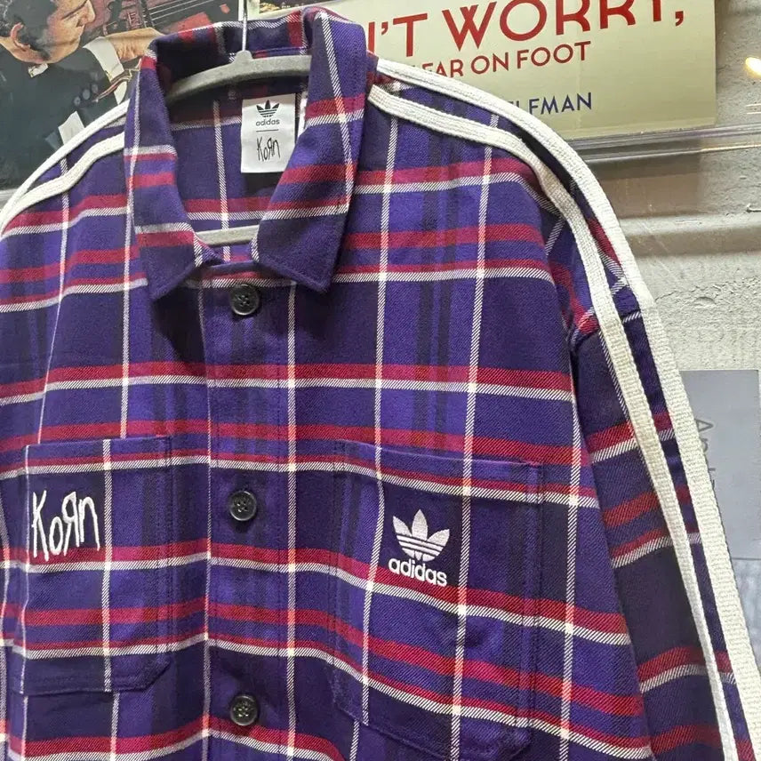 [SOLD OUT] 아디다스X KORN 오버셔츠 /새상품