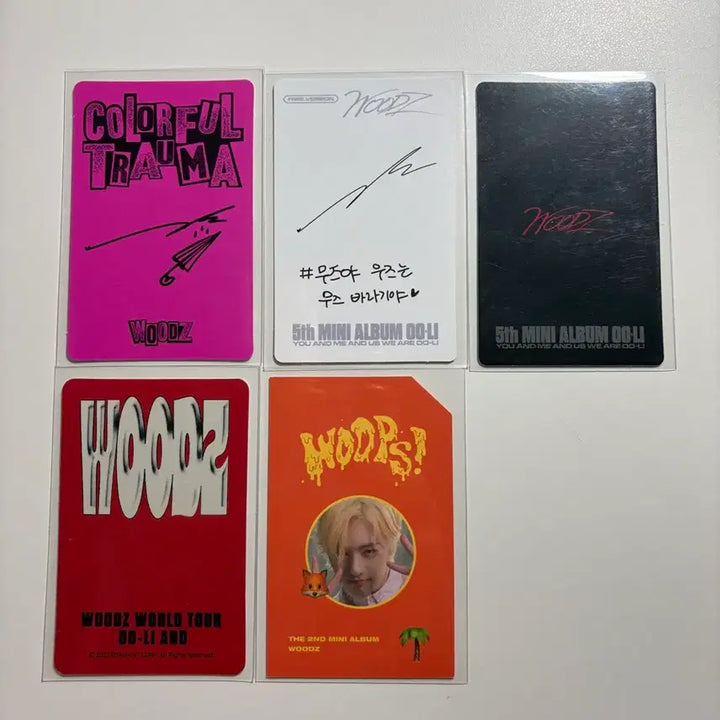 [SOLD OUT] 우즈 조승연 woodz 포카 포토카드 일괄 양도 컬트 우리 웁스