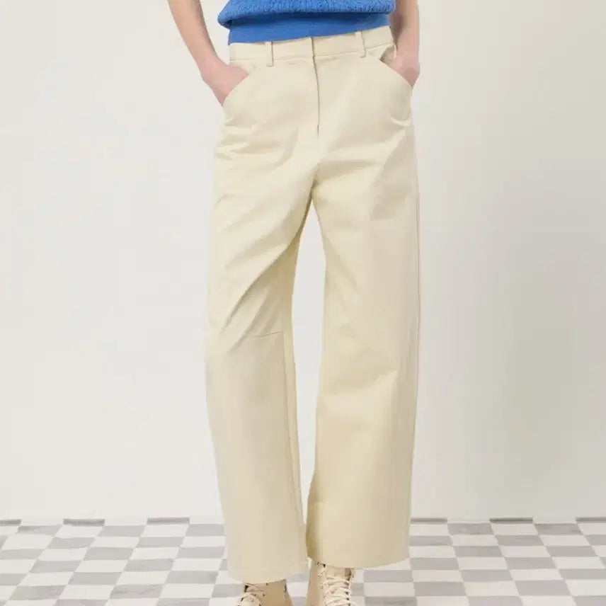 [BUNJANG] CC Collect Cotton Round Tapered Pants / CC Collect 코튼 라운드 테이퍼드 팬츠