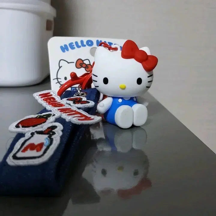 [BUNJANG] Hello Kitty Figure Strap Keyring / (5월까지 할인)헬로키티 피규어 스트랩 키링