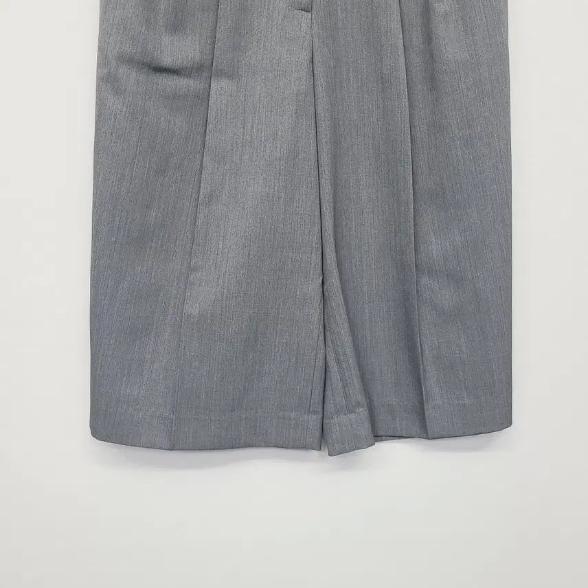 [BUNJANG] YCH High Waist Wool Bermuda Pants Gray M / YCH 와이씨에이치 하이웨스트 울 버뮤다 팬츠 그레이 M