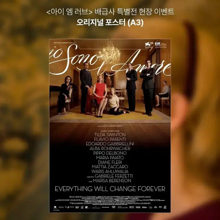 [BUNJANG] I Am Love Movie Poster Set (2 Types) / 영화 <아이엠 러브> 2종 포스터