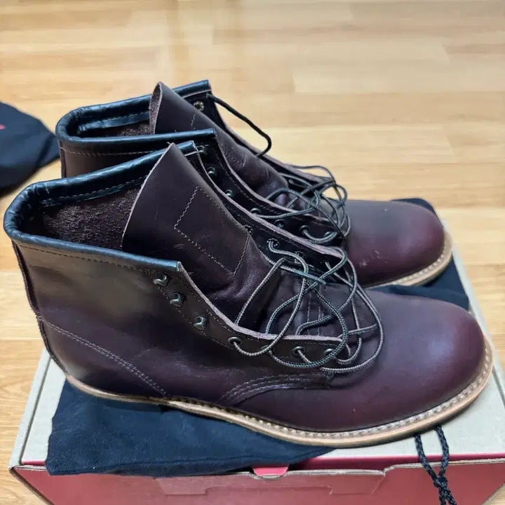 [BUNJANG] Red Wing Beckman Black Cherry Boots / 레드윙 벡맨 블랙체리 세컨팩토리 10d(280,새상품)