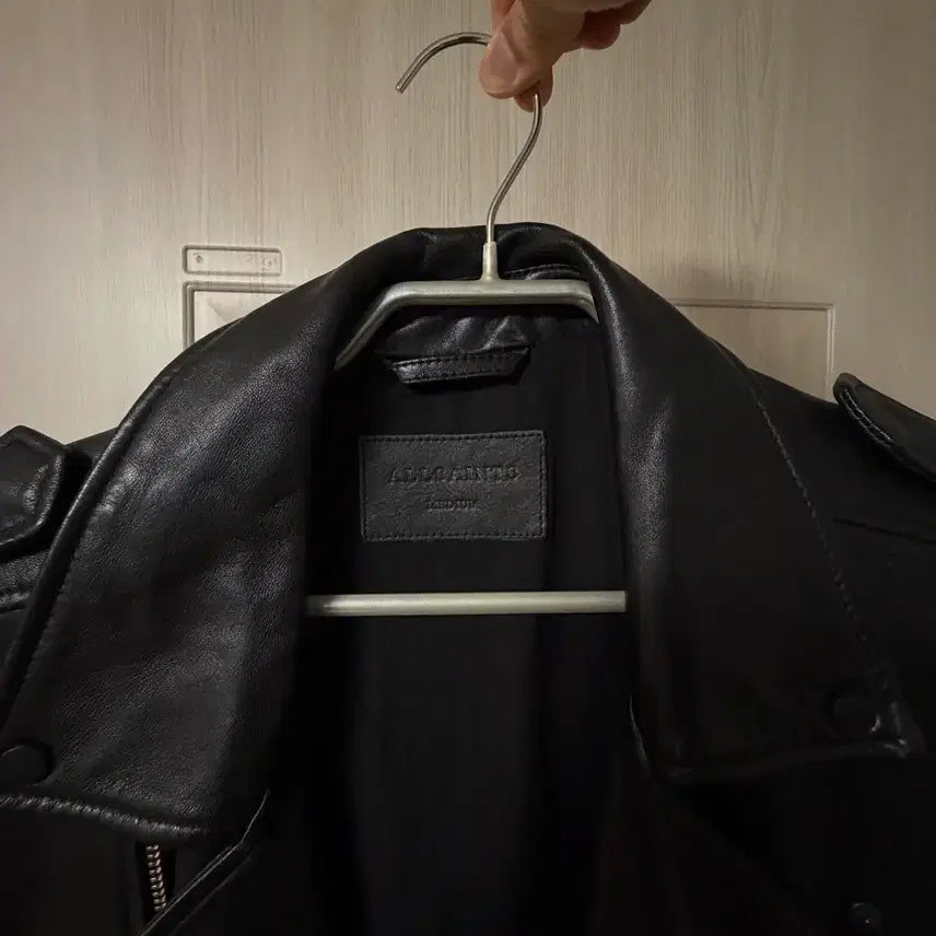 [BUNJANG] AllSaints Black Leather Rider Jacket / 올세인츠 블랙 가죽 라이더 자켓