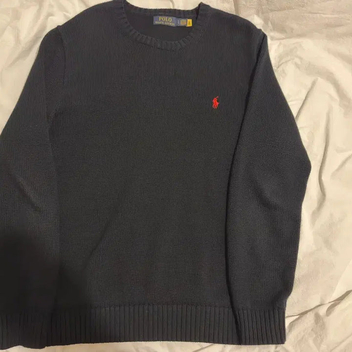 [BUNJANG] Polo Cotton Crewneck Sweater L / [폴로] 코튼 크루넥 스웨터 L