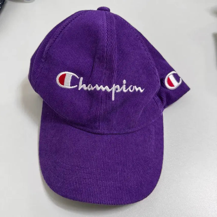 [BUNJANG] Champion Corduroy Hat Purple / 챔피온 코듀로이 모자 퍼플