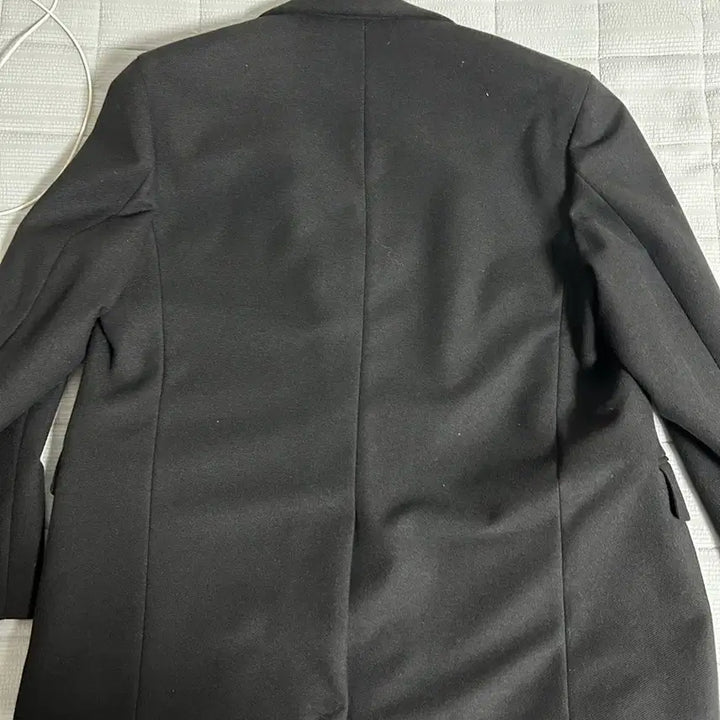 [BUNJANG] NUNBLANK Semi-Overfit Jersey Blazer Black (M) / 넌블랭크 세미 오버 핏 저지 블레이저 블랙 m사이즈