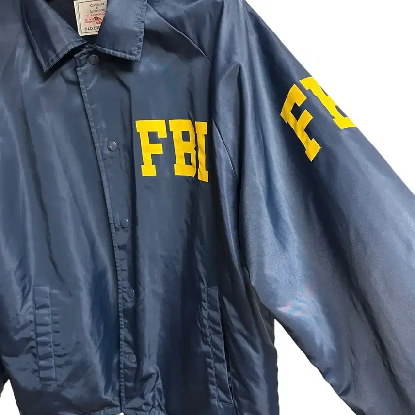 [BUNJANG] Old Crow Navy Coach Jacket / [L] USA F.B.I 올드크로우 코치자켓 네이비