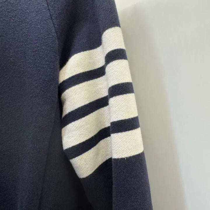[SOLD OUT] 톰브라운 사선완장 후드집업 네이비 2사이즈