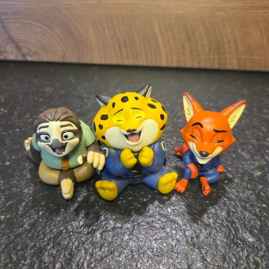 [BUNJANG] Zootopia Figure 3-Piece Set / 주토피아 피규어 3종 세트 가챠