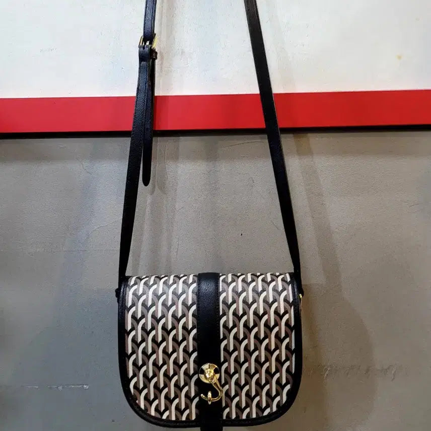 [BUNJANG] Delight Gardena Gothica Black Crossbody Bag / 정품 델레스트 가디나 고티카 블랙 크로스백