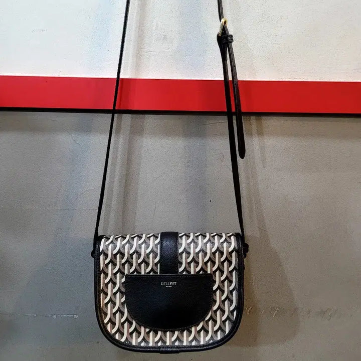 [BUNJANG] Delight Gardena Gothica Black Crossbody Bag / 정품 델레스트 가디나 고티카 블랙 크로스백