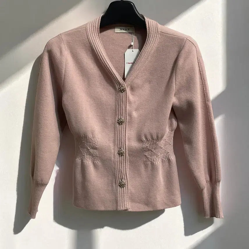 [BUNJANG] Mine Wool Blend Knit Cardigan / 마인 니트 가디건