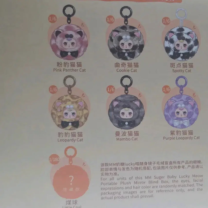 [BUNJANG] MM Sugar Baby Mirror Keychain (Full Box) / MM 슈가베이비 거울키링(풀박스)