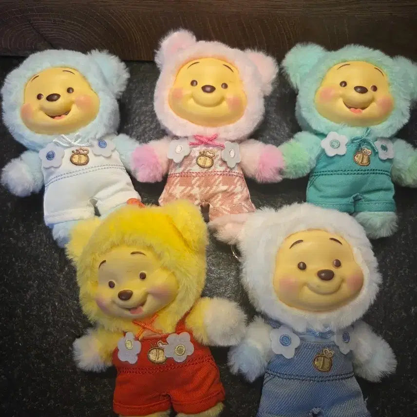 [BUNJANG] Disney Winnie the Pooh Labubu Keyring Doll / 디즈니 곰돌이푸 라부부 인형 키링