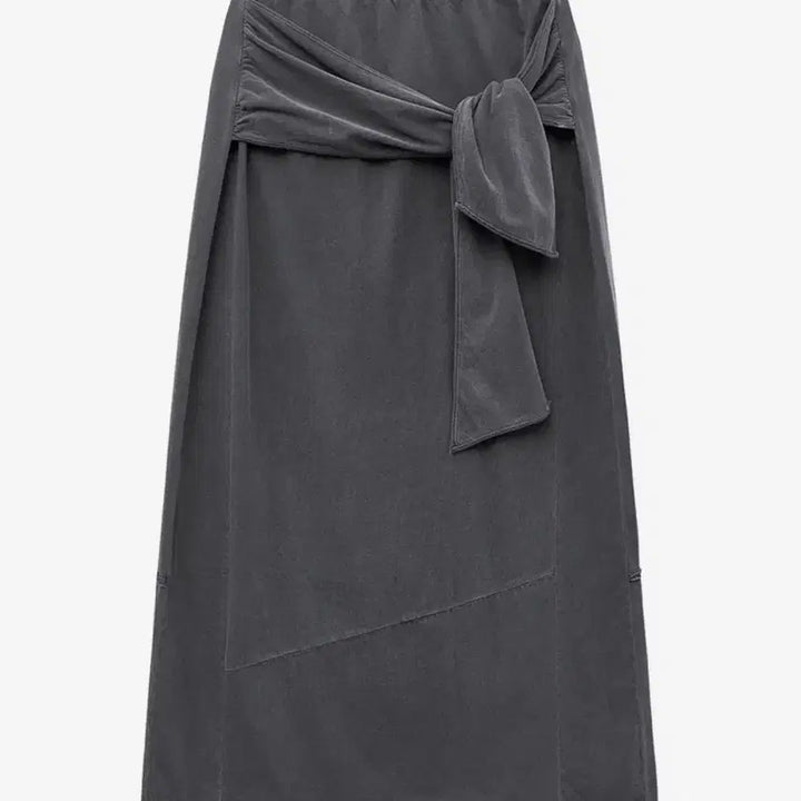 [BUNJANG] In Silence Knotted Maxi Jersey Long Skirt / 인사일런스 노티드 맥시 저지 롱스커트