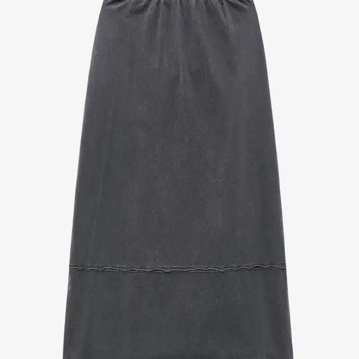 [BUNJANG] In Silence Knotted Maxi Jersey Long Skirt / 인사일런스 노티드 맥시 저지 롱스커트