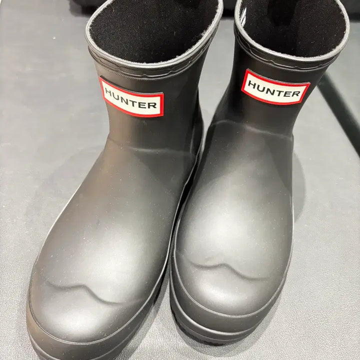 [BUNJANG] Hunter Play Short Rain Boots Black (Size 6W) / 헌터 레인부츠 블랙 - 6w 새상품