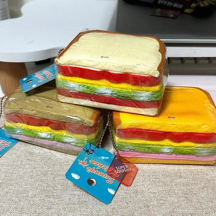 [BUNJANG] NIC Squishy Sandwich Kitchen Bundle / 일본 NIC 스퀴시 샌드위치 3개 일괄