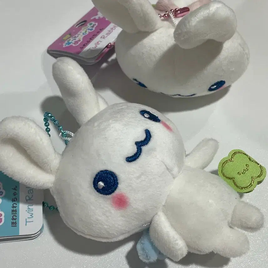[BUNJANG] San-X Twin Angel Plush Keychain / 산엑스 트윈엔젤 인형 키링