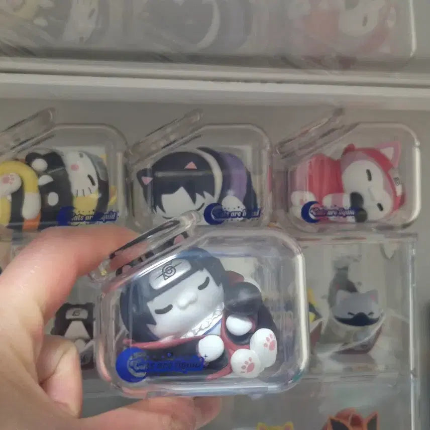 [BUNJANG] Naruto Mega Cat Figure Set / 나루토 잘자 메가캣 나루토,사스케,사쿠라,이타치