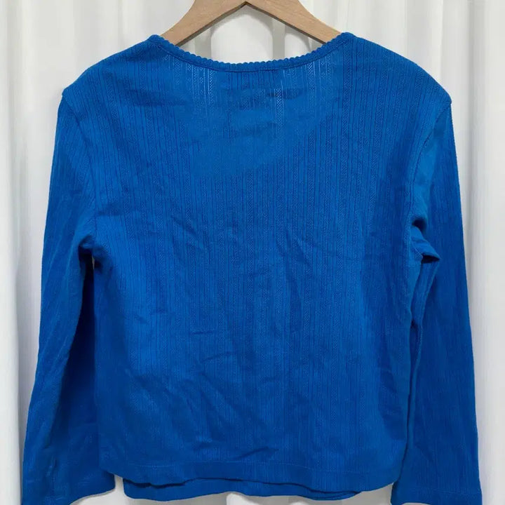 [BUNJANG] Dunst Crochet Cardigan and Tank Top Set - Blue / [새상품] Dunst 던스트 크로셰 가디건+나시 세트 블루
