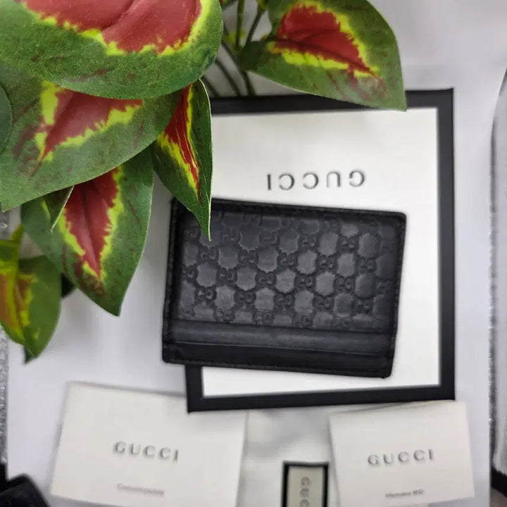 [BUNJANG] Gucci GG Logo Black Card Wallet / [S+급/블랙]구찌 GG 로고 블랙 카드지갑