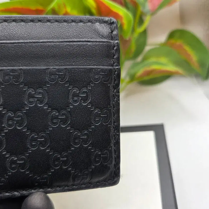 [BUNJANG] Gucci GG Logo Black Card Wallet / [S+급/블랙]구찌 GG 로고 블랙 카드지갑