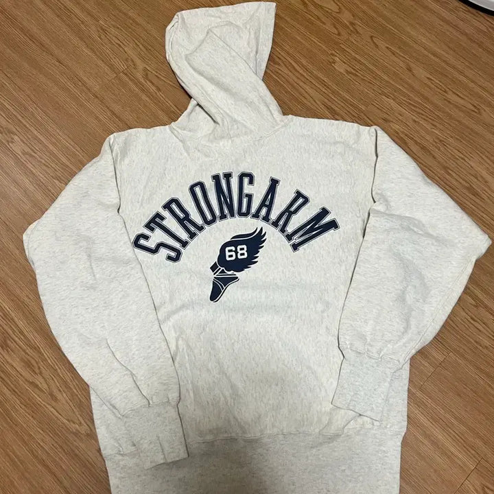 [BUNJANG] Warehouse Hoodie Oatmeal XL / 웨어하우스 후드티 XL사이즈