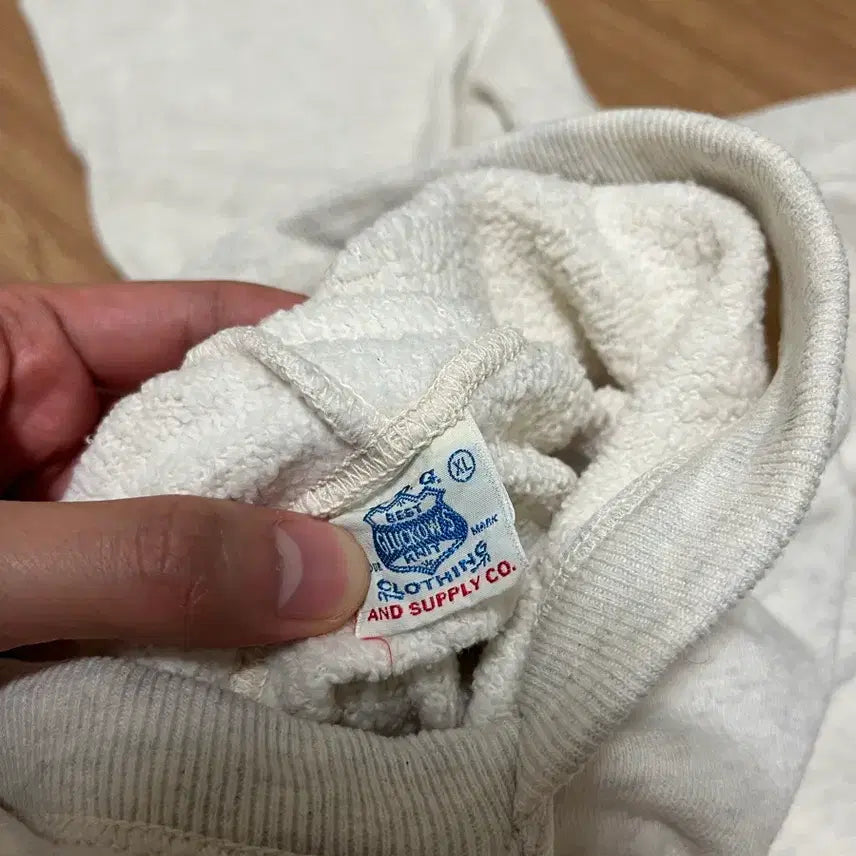 [BUNJANG] Warehouse Hoodie Oatmeal XL / 웨어하우스 후드티 XL사이즈