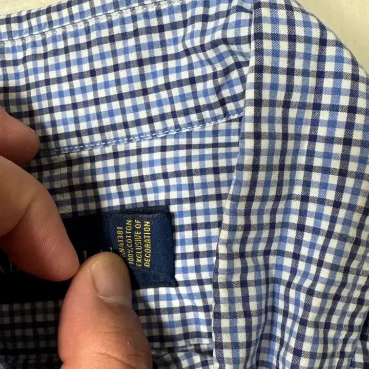 [BUNJANG] Polo Ralph Lauren Checkered Short Sleeve Shirt XL / 폴로 랄프로렌 체크 반팔 셔츠 XL