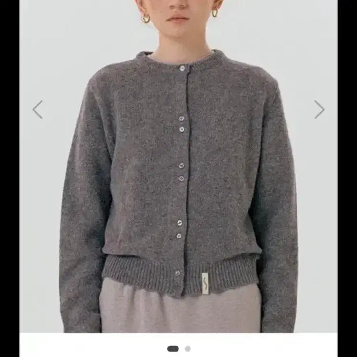 [BUNJANG] Sinkingdeeper Emoji Jacquard U-Neck Cardigan Gray / sinkingdeeper 싱킹디퍼 이모지 자가드 U넥 가디건 그레이
