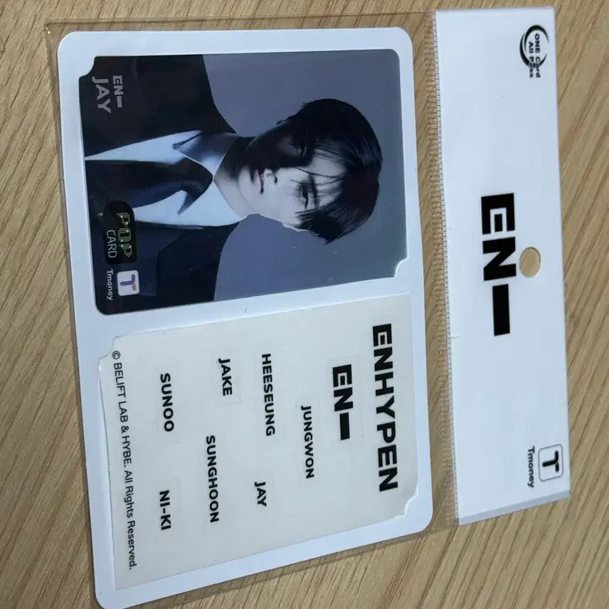 [SOLD OUT] 엔하이픈 제이 박종성 티머니 카드 양정원박성훈김선우니키제이크심재윤