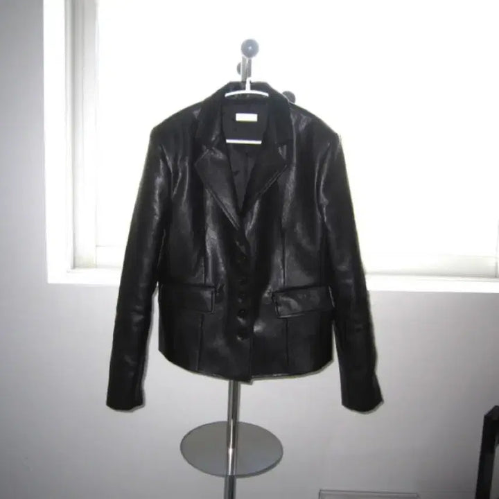 [BUNJANG] Slim Leather Jacket / 슬림 레더 JK