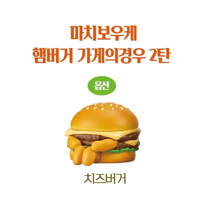 [SOLD OUT] [새상품] 마치보케 햄버거 가게의 경우 2탄 가챠 캡슐 - 치즈버