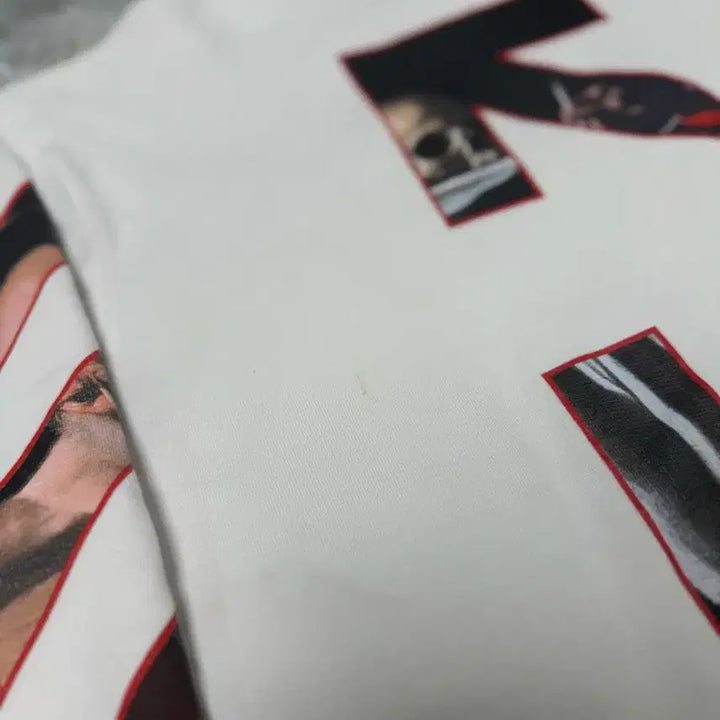 [BUNJANG] Off-White Caravaggio Hoodie White L / 오프화이트 카라바조 후드티 화이트 L